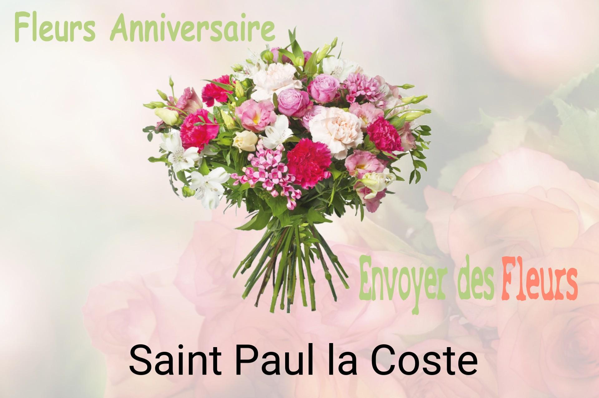 Bouquet de fleurs d’anniversaire livré à Saint-Paul-la-Coste
