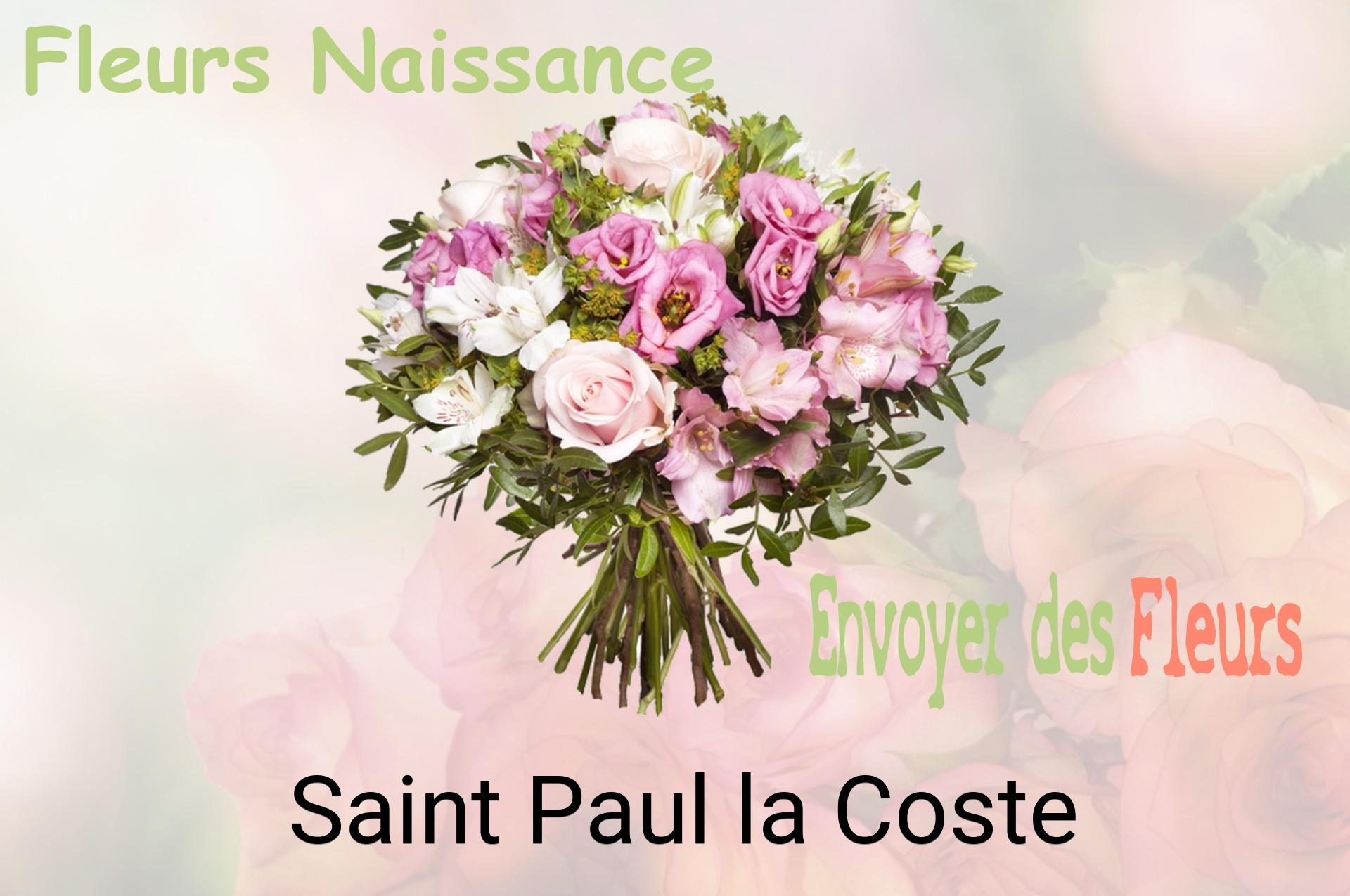 Bouquet de fleurs de naissance livré à Saint-Paul-la-Coste